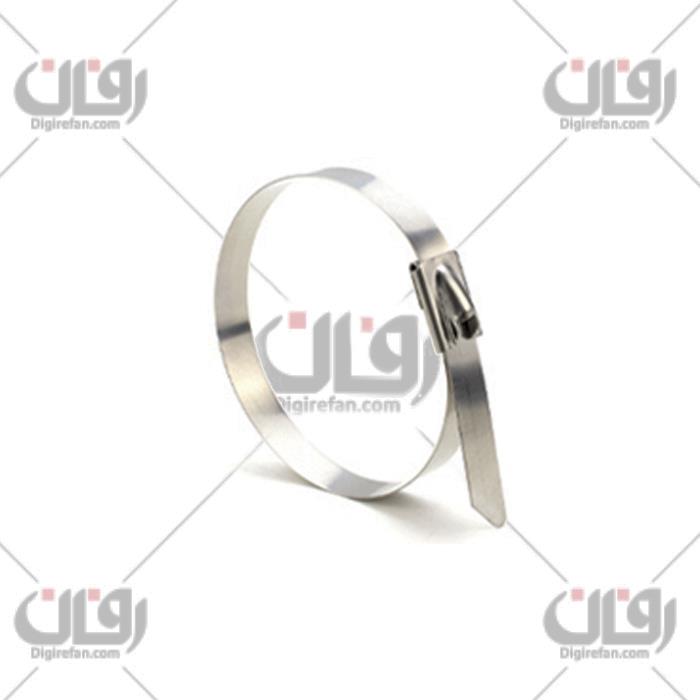 بست فلزی استیل کوتاه38 (100 عددی) (آراد) بست فلزی استیل کوتاه38 (100 عددی) (آراد)